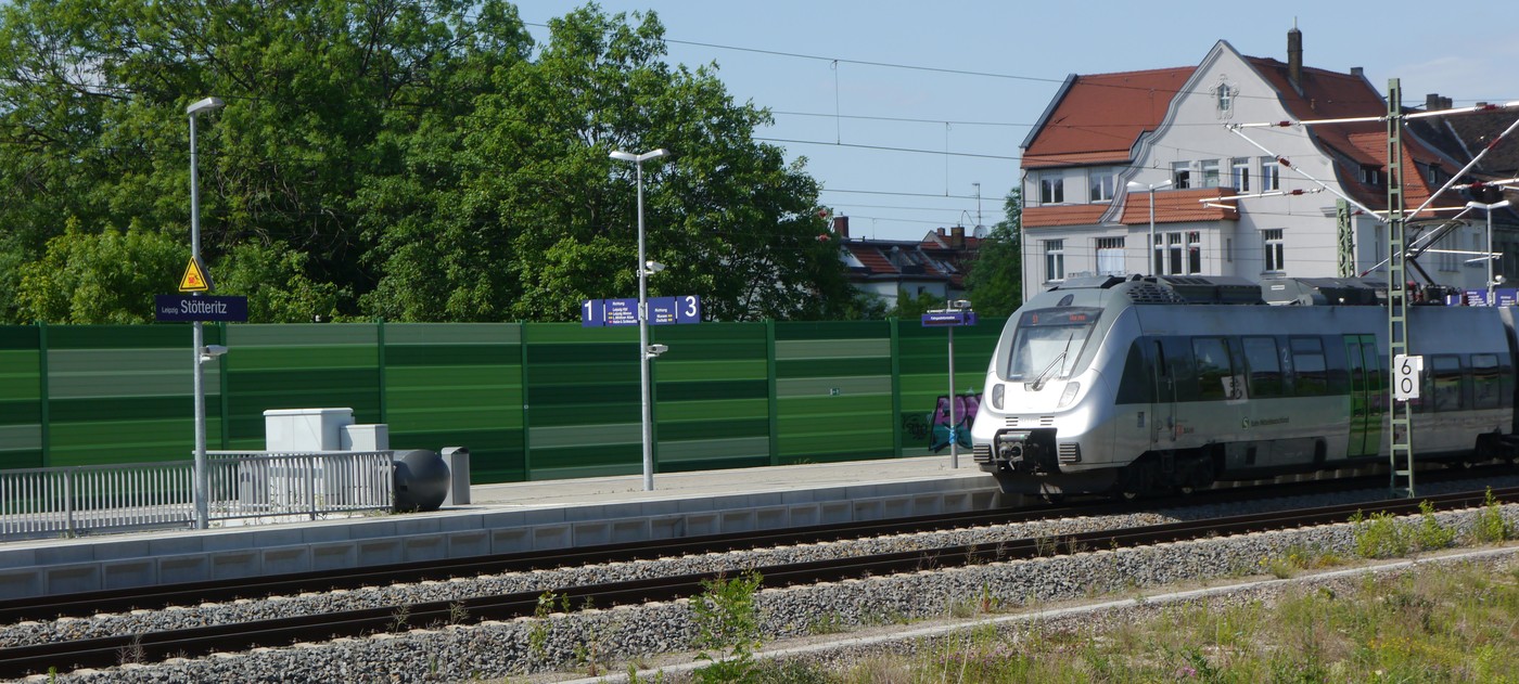 Neue S-Bahn-Station Leipzig-Stötteritz