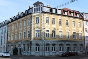 historisierender Neubau an Stelle des ehemaligen Gasthofs zur Großen Eiche, Foto: Kai Zaschel, 2015 historisierender Neubau an Stelle des ehemaligen Gasthofs zur Großen Eiche