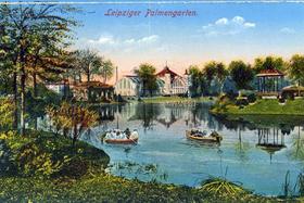 Leipziger Palmengarten. Ansichtskarte von ca. 1910
