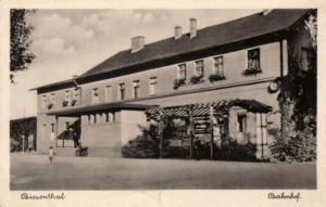 Abb. 23: Bahnhof Biesenthal, Ansichtskarte von 1943