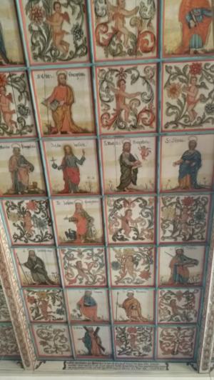 Abb. 24: Wand- und Deckenmalereien der Heiligenstädter Kirche