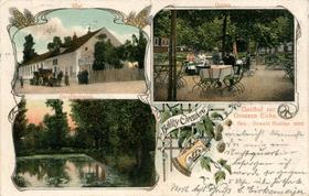 Gasthof zur Großen Eiche, Ansichtskarte um 1907