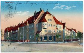 Engelsdorf: Eisenbahnersiedlung, Ansichtskarte um 1918