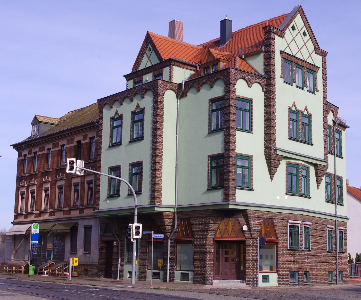 Art Déco-Gebäude in Engelsdorf