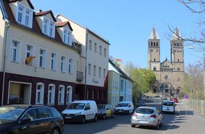 Windorfer Straße mit Taborkirche