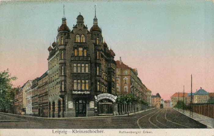 Rothenburger Erker, Ansichtskarte um 1910