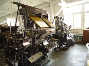 Museum für Druckkunst: Linotype-Setzmaschine