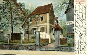 Schillerhaus, Ansichtskarte um 1905