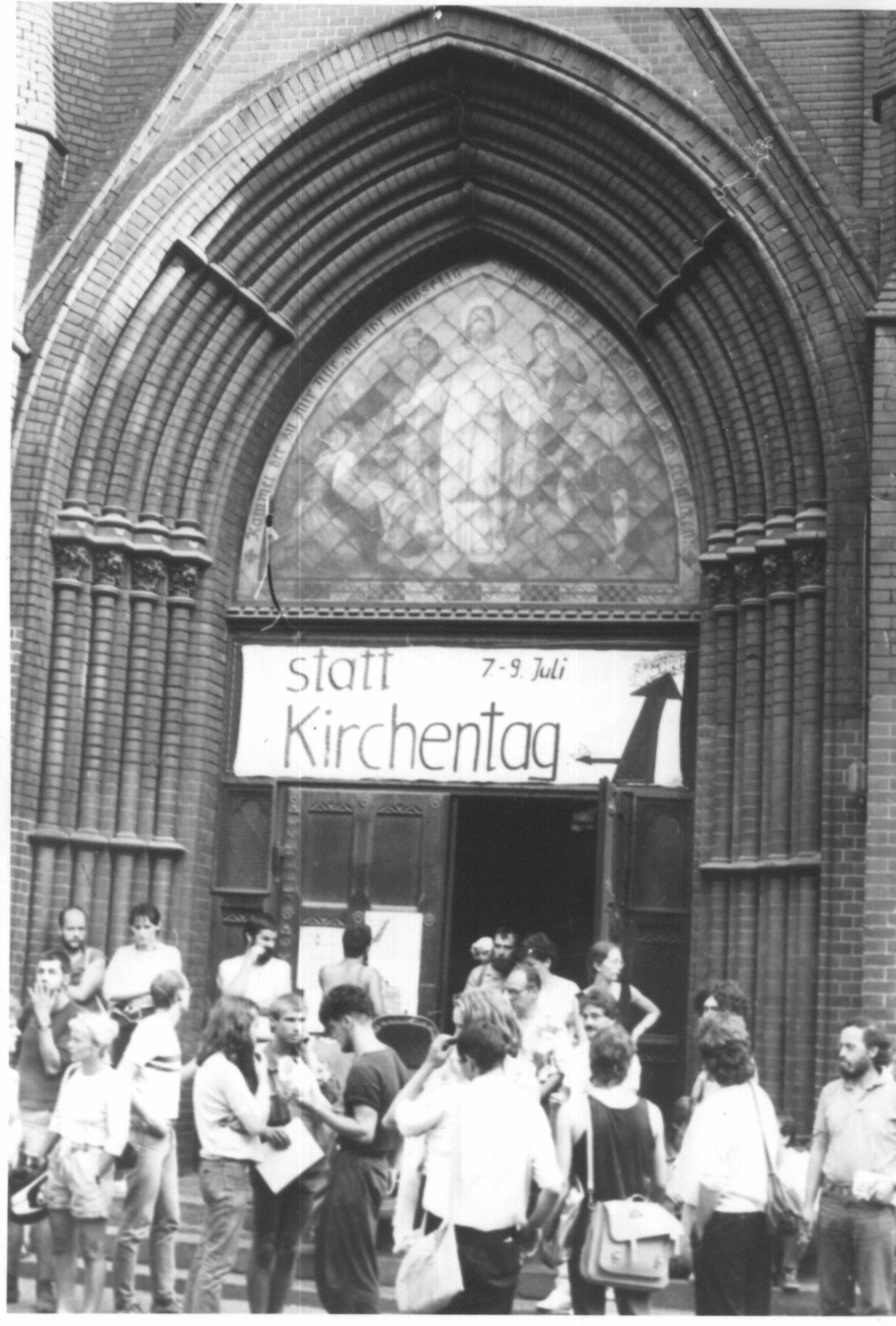 Statt-Kirchentag in Leipzig im Juli 1989 in der Lukaskirche