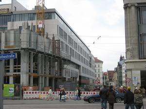Eingang zur Grimmaischen Straße vom Augustusplatz, 2008