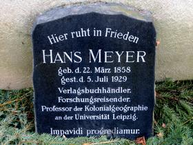 Grabstein Hans Meyers, 2008