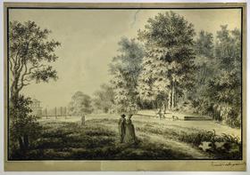 Richters Garten, um 1780.
