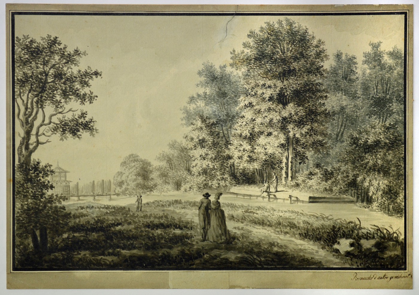Pavillon und Laubengang Barocke Gartenanlagen in Leipzig http