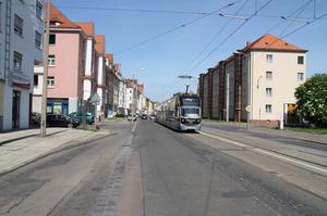 Lützner Straße vor dem Umbau 2011