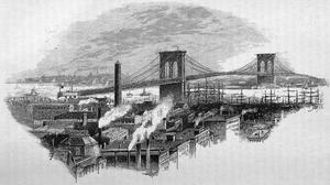 Die New York-Brooklyner Hängebrücke