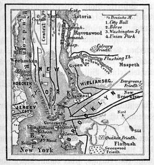 Plan von New York