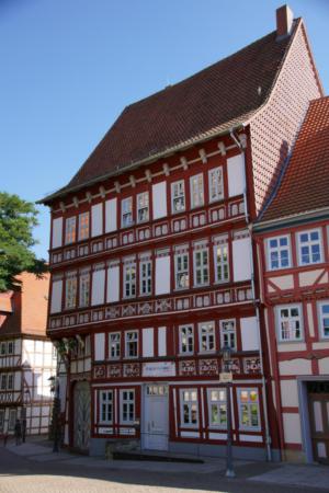 Das Hessesche Haus – ein prächtiges viergeschossiges Fachwerkhaus, erbaut 1620 mit Renaissance-Elementen