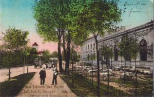 Abb. 11: Alt-Lübars am Anger vor dem LabSaal, Ansichtskarte von 1904