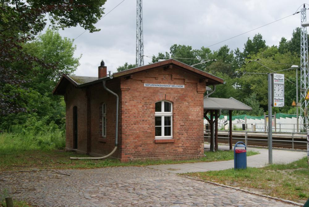 Abb. 4: Naturparkbahnhof Melchow
