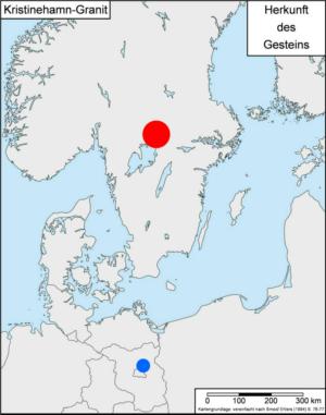 Abb. 14: Herkunftsgebiet des Kristinehamn-Granits