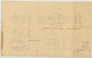 Abb. 5: Entwurfszeichnung für die Torpfeiler an den Funktionärshäusern, 1959