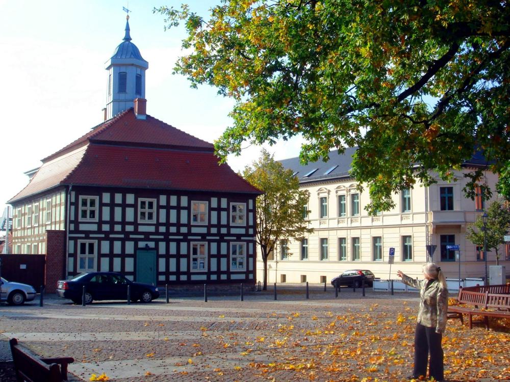Abb. 2: Das Alte Fachwerk-Rathaus in Biesenthal