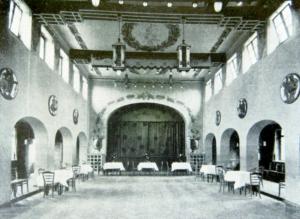 Abb. 13: Großer Saal im Gemeinschaftshaus um 1925