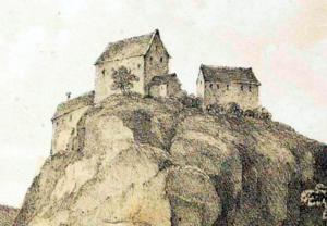 Burg Pottenstein: Ausschnittsvergrößerung von Bild 5