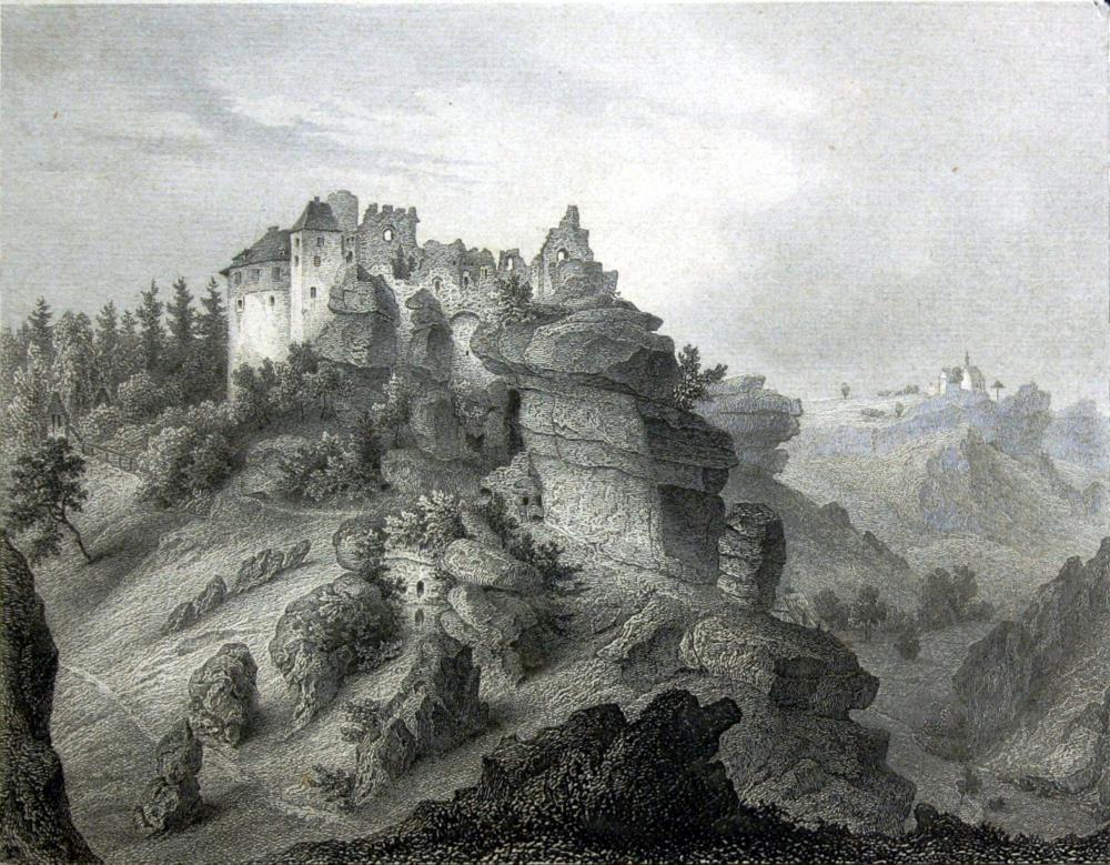 Rabenstein: Stahlstich (um 1840)