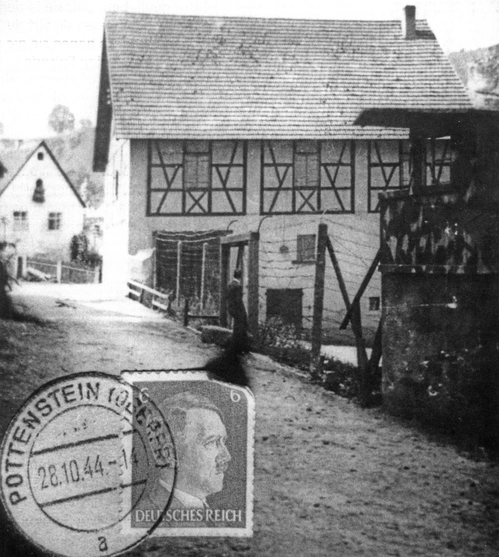 Abb. 18: Das KZ-Außenlager Pottenstein in der Magerscheune kurz nach Kriegsende