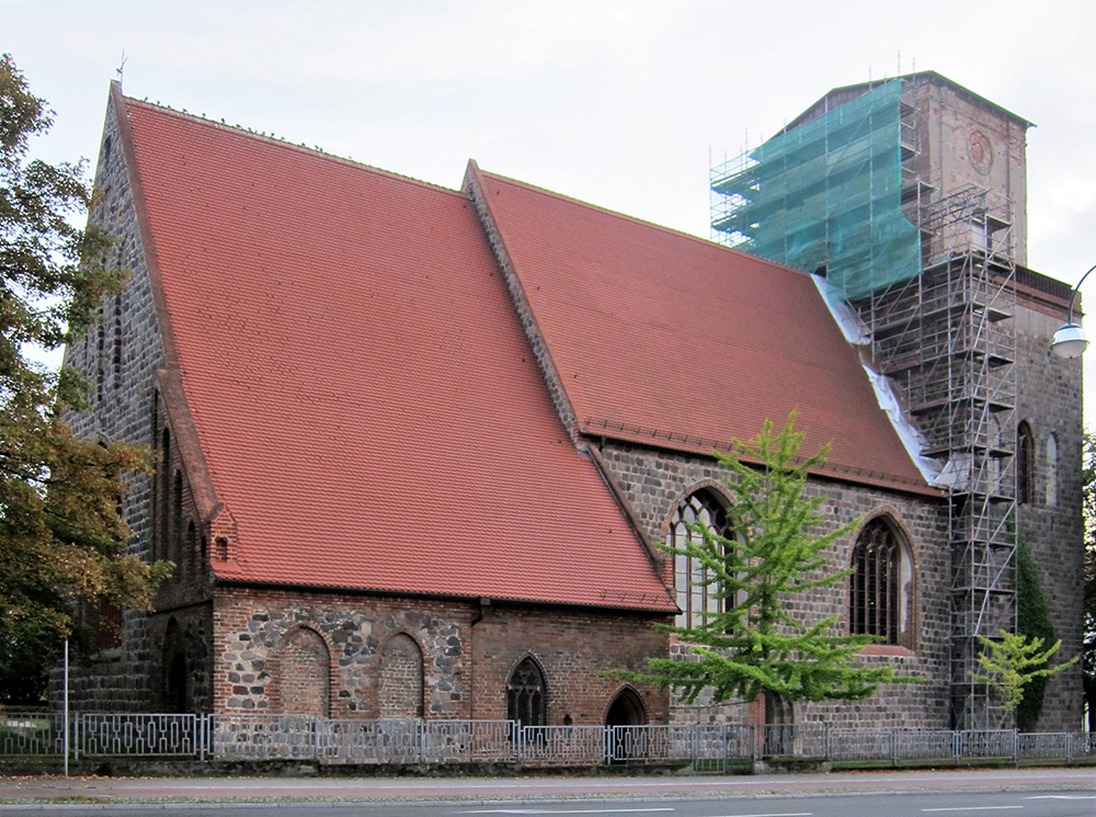 Abb. 6: St. Jacobi von Nordosten aus gesehen.