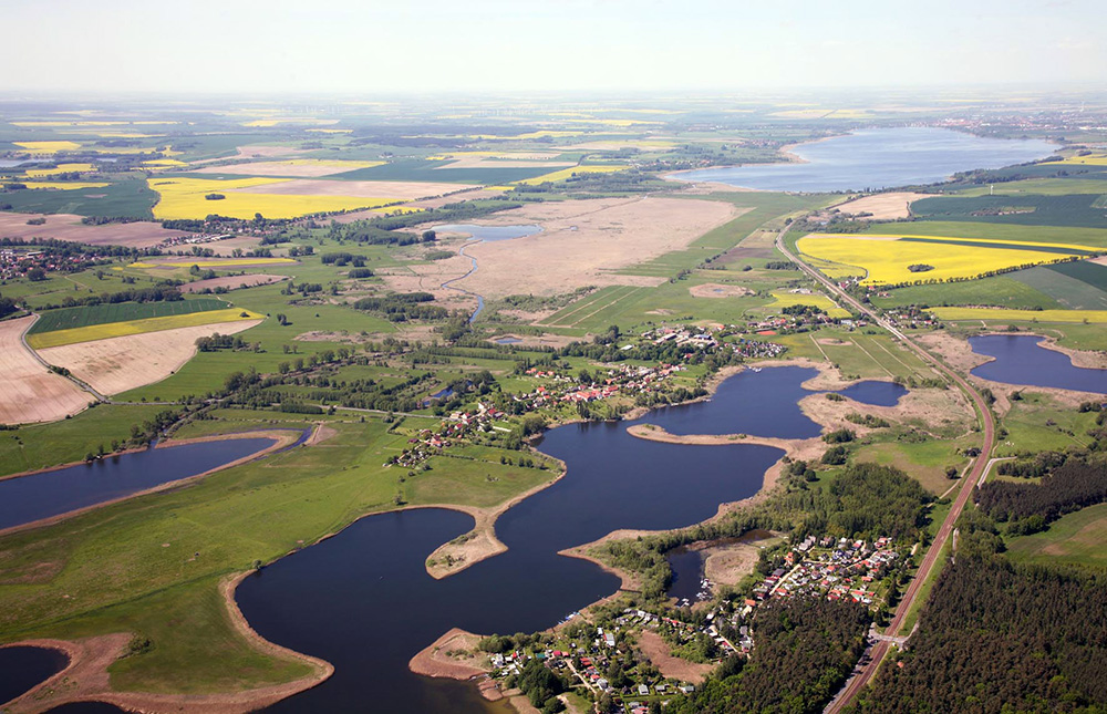 Abb. 2: Seehausen, naturnahes ländliches Wohnen mit Bahnanschluss an die Großstadt