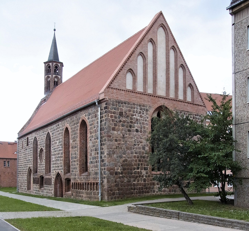 Abb. 5: Die Heilgeistkirche in Prenzlau wurde seit 1687 von der französisch-reformierten Gemeinde genutzt, zeitweise auch gemeinsam mit der deutsch-reformierten Gemeinde.