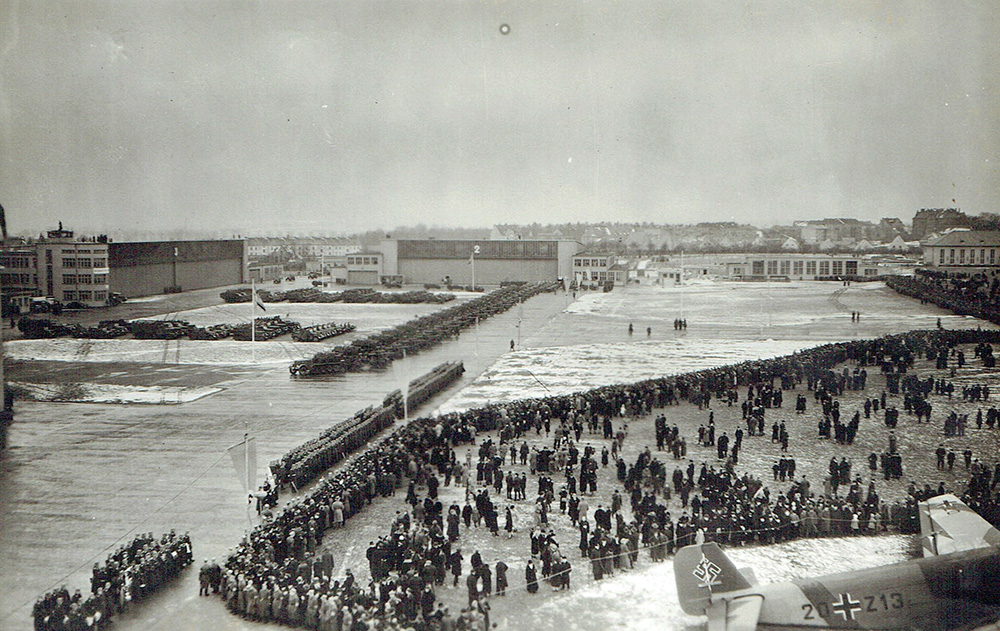 Abb. 3: Prenzlauer Fliegerhorst im Februar 1939
