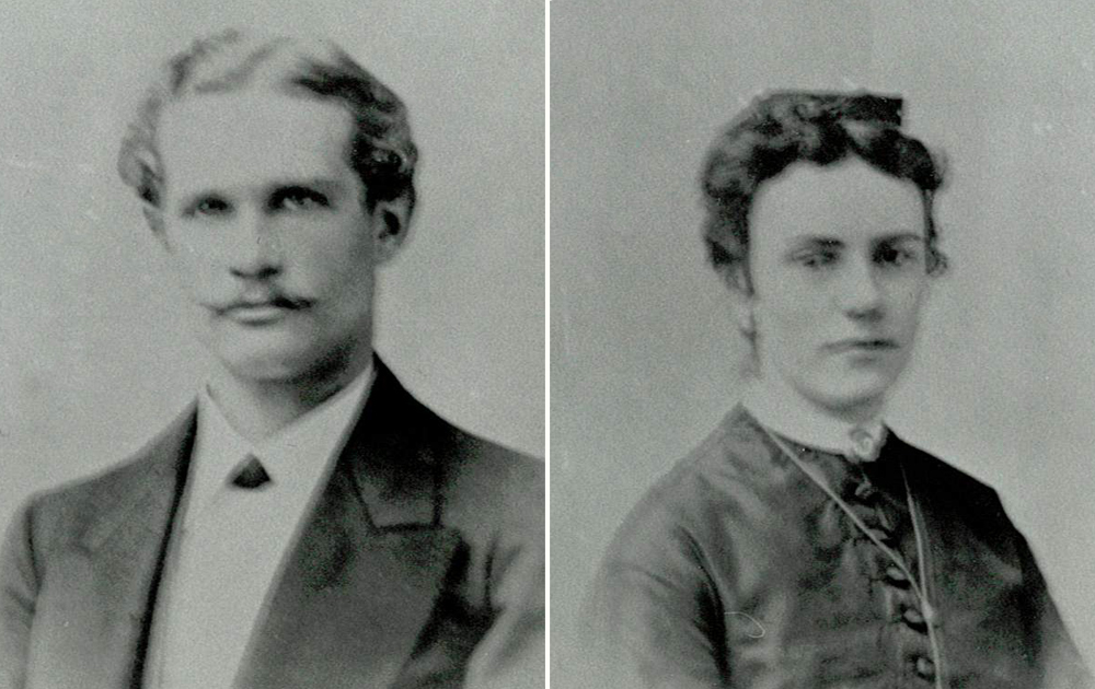 Abb. 26: Fritz Lindenberg (1842–1918), genannt „der flotte Husar”, Amtmann zu Damme, mit seiner Ehefrau Anna, geb. Boeck (1848–1931)