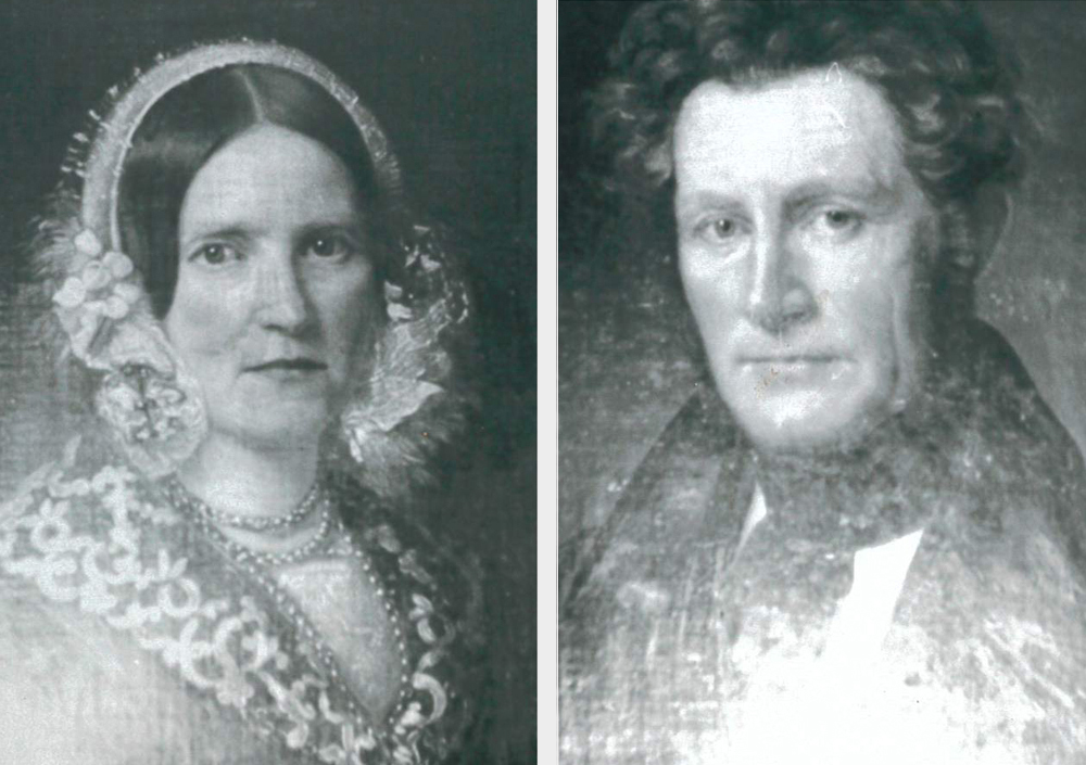 Abb. 30: Henriette Lindenberg, geb. Collin (1801–1875), genannt „Tante Eickstädter“, und ihr Ehemann Christian Lindenberg (1793–1861), Amtmann zu Eickstedt, Rittergutsbesitzer zu Herzfelde