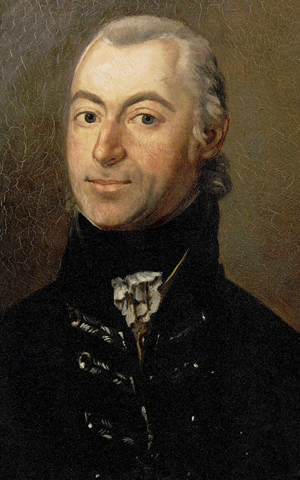 Abb. 8: Gottliebs jüngerer Bruder Benjamin (1770–1835), blieb unvermählt. Er war königlich preußischer Generalmajor und erwarb sich bereits 1794 als Ingenieuroffizier den höchsten Orden Preußens, den „pour le Mérite“. Sein Leben wird in der Biographie „Onkel General” beschrieben.