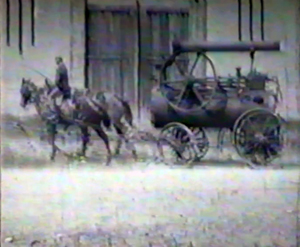 Abb. 76: Ein Dampfpflug des Gutes Tornow, wie er auch in Ludwigsburg im Einsatz war.