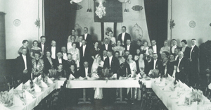 Abb. 96: Februar 1937: Hochzeit von Rudolf Keibel-Schönberg mit Ursula Keibel-Ludwigsburg bei I. P. Lang in Prenzlau 