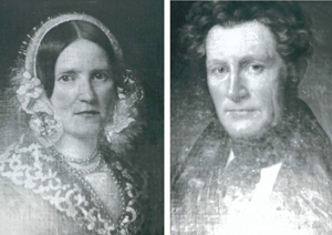 Abb. 30: Henriette Lindenberg, geb. Collin (1801–1875), genannt „Tante Eickstädter“, und ihr Ehemann Christian Lindenberg (1793–1861), Amtmann zu Eickstedt, Rittergutsbesitzer zu Herzfelde