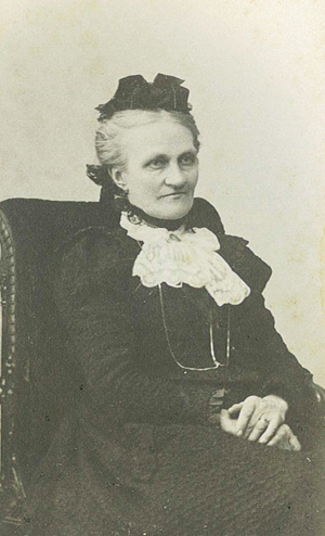 Abb. 49: Julie Keibel, geb. Lindenberg (1835–1904), hier bei einem Aufenthalt in Jauer in Schlesien