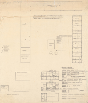Abb. 64: Plan zur Elektrifizierung des Gutshofes Ludwigsburg 1912 